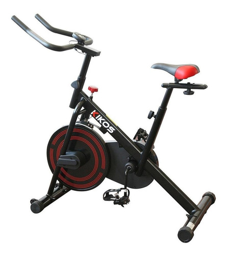 Bicicleta ergométrica Kikos F3 para spinning cor preto