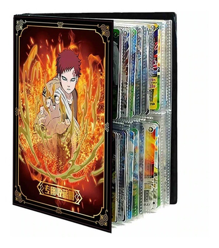 Carpeta Album Cartas Naruto Sasuke Para Guardar Cartas