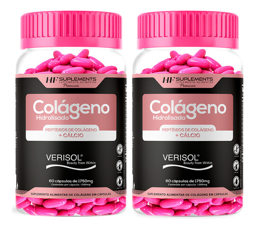 Atena Colageno Verisol 500mg 120caps Hf Suplements