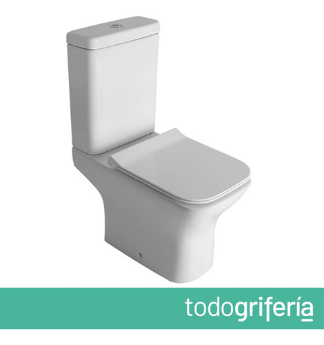 Combo Ferrum Temple Inodoro Largo Y Deposito Dual