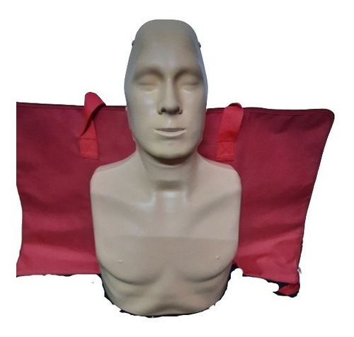 Torso Rcp Practiman Click , Pulmones , Bolso Con Cierre.