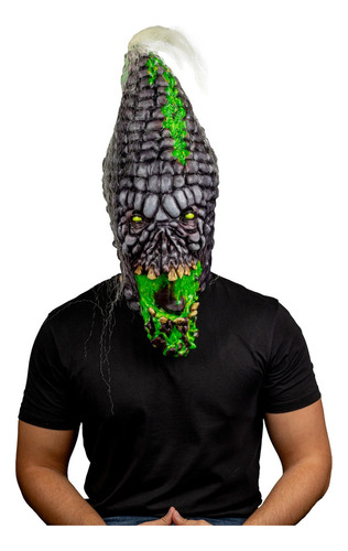 Máscara Huitla Elote Malvado Radioactivo Halloween Terror Multicolor