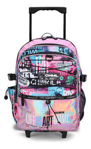 Mochila Chimola Life Is Art Chml Escolar 17 Pulgadas