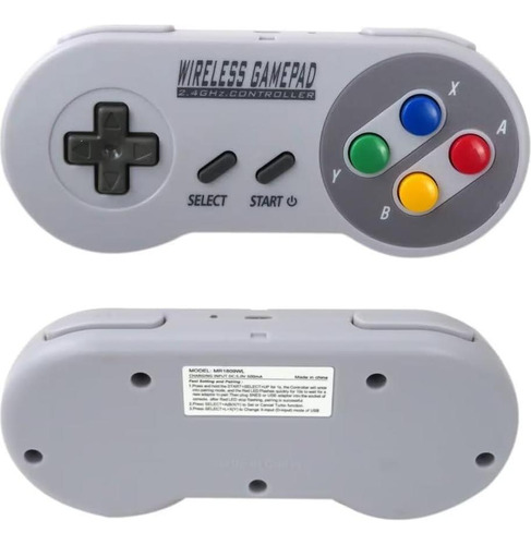 Paquete 2 Controladores Inalámbricos Hevituwhe Para Snes