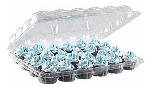 Caja Y Contenedor Katgely Para Cupcakes Y Minicupcakes, Tran