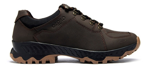 Tenis Outdoor Moderno Para Hombre Capa De Ozono 620604 Café