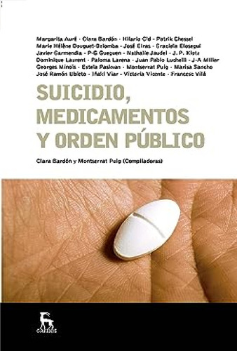 Suicidio Medicamentos Y Orden Publico