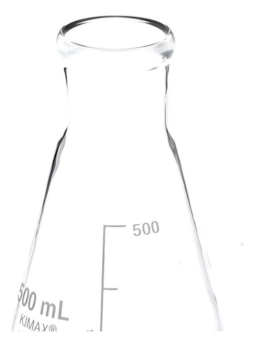 Matraz Erlenmeyer 500ml Kimax