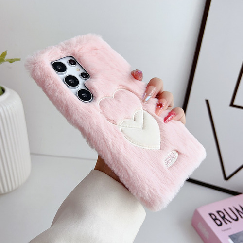 Funda De Felpa Love Para Samsung Galaxy S20 S21 S22 S23 S24