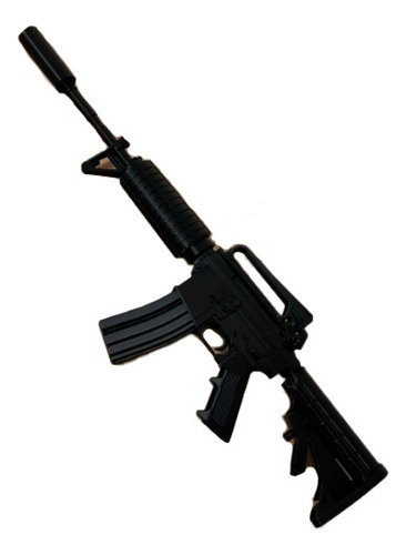 M4a1 Csgo M4a1-s 3d Escala Real 1:1 Para Adorno No Acción Negro 5.56 Mm