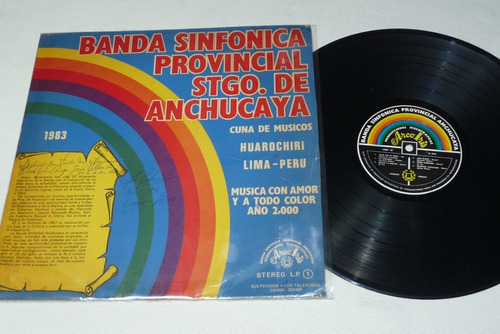 Jch- Banda Sinfonica Provincial Stgo. De Anchucaya Huayno Lp