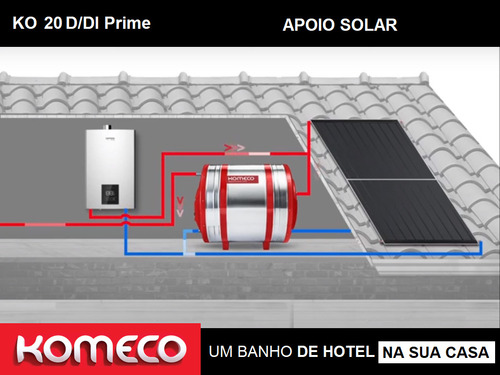 Aquecedor Komeco Ko 21 Di Prime 21 Litros E Módulo Wi Fi Glp