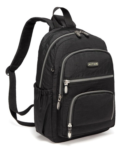 Aotian Mini Mochila Con Bolsillo Trasero Antirrobo Con Crema