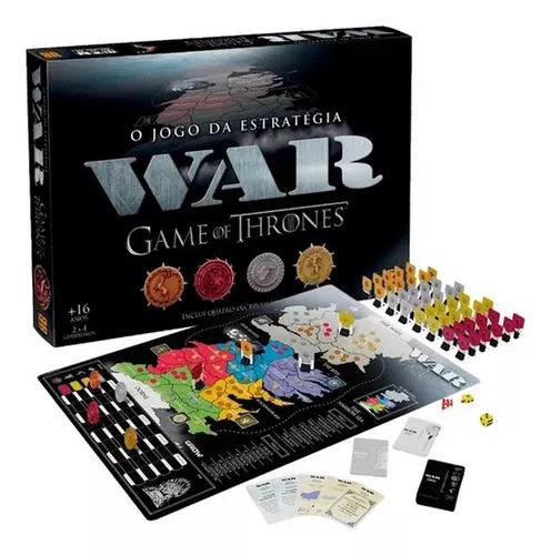 Jogo Tabuleiro Estratégia War Edição Vikings Original Grow