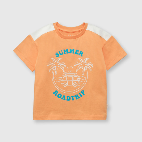 Polera De Bebés Tropical Light Orange (3 A 36 Meses)