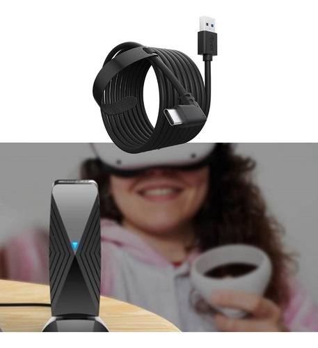 Cable C9 Para Meta Quest3 3.0 Link Steam Vr De Alta Velocida