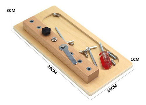 Wwa Toy Sensory Busy Boards Tornillo Juego De Pernos