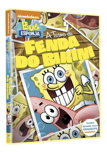 Dvd Bob Esponja A Turma Da Fenda Do Bikini - Paramount