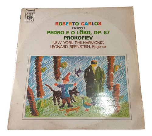 Lp Roberto Carlos - Pedro E O Lobo Op.67