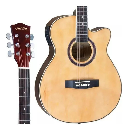 Violão By Strinberg Eletrico Cla40ce Natural C/ Capa E Kit