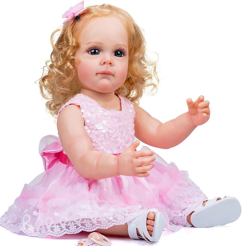 Reborn Bebe Niña Real Cuerpo Silicona Vinilo Bebes Original