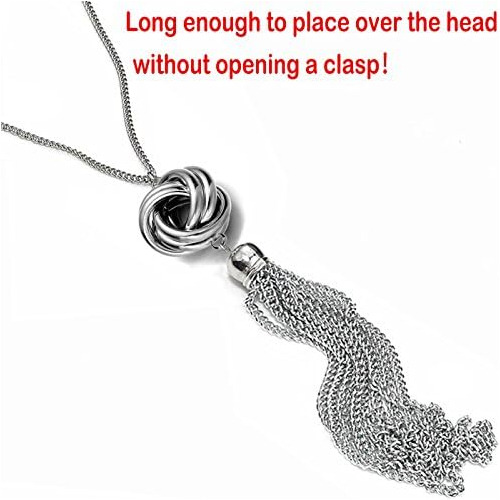 Colgante De Cuello Con Cadena De Serpiente Con Nudo Y Extrem