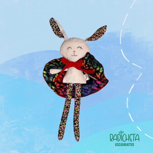 Imagen 7 de 9 de Kit Caperucita: Muñeca De Tela+ Caperuza + Cuento+ Bolsa