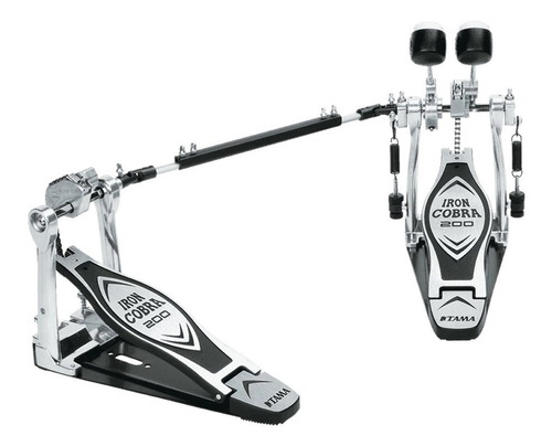 Pedal Bumbo Duplo De Bateria Tama Hp 200 Ptw-iron Cobra 200