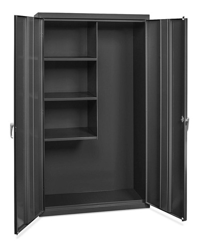 Gabinete De Limpieza - 91x46x163 Cm, Negro - Uline