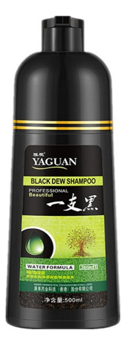 Champú Para Teñir El Cabello 3 En 1, 500 Ml, Color Negro