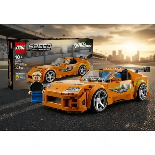 Lego Speed Champions 77260 Supra Mk4 V&f 292pçs 292 Toyota Supra