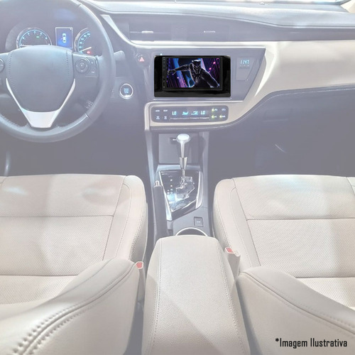 Multimídia Corolla 17 A 19 Espelhamento Bluetooth Usb Câmera