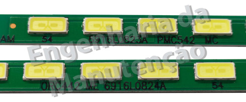 Barras 47lm7600 - 6916l0823a 6916l0824a Versão 54 Leds