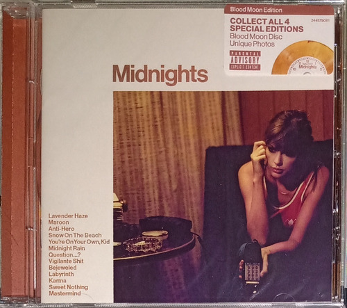 Taylor Swift - Midnights Mahogany Disc