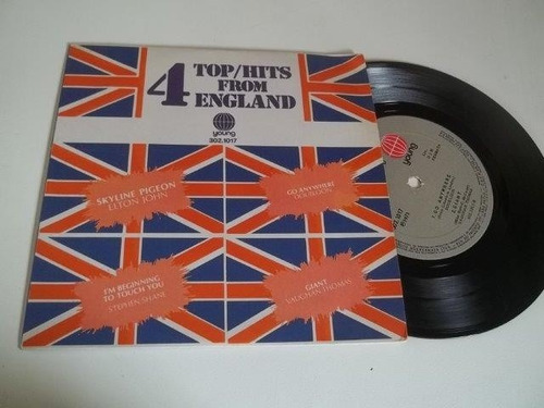 Vinil Compacto Ep - 4 Top Hits From England - Elton John