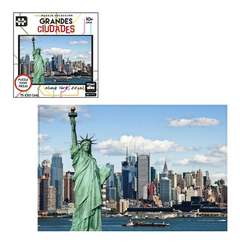 Puzzle Grandes Ciudades De 1000 Pz, Nueva York, Usa