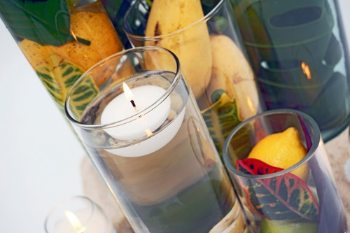 Imagen 3 de 10 de 10 Velas Flotantes Medianas Para Cilindro Aluzza