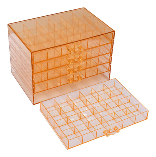 Organizador De Joyería Organización 5 Canteros Naranja