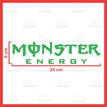 Comprar Calco Vinilo Sticker Monster Energy Moto Auto Camioneta 24x6