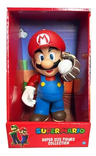 Boneco Super Mario Bros Baseball Grande Articulado Beisebol