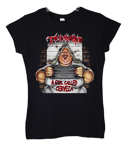 Polera Mujer Tankard A Girl Called Cerveza Metal Abominatron