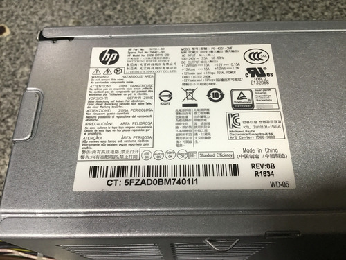 Fuente De Poder Hp Ps-4201-2hf Hp/p: 901914-001 