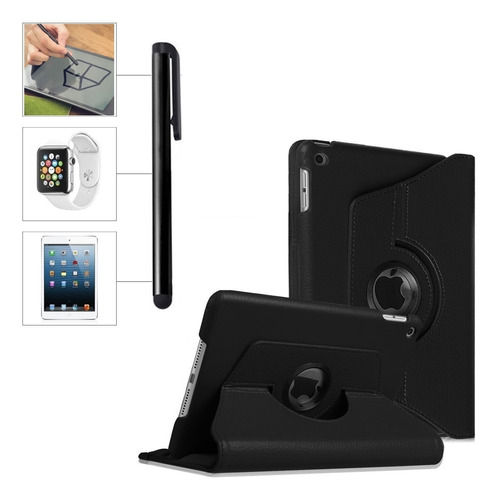 Funda Protector 360° + Lápiz Táctil iPad Mini 4 A1538 A1550