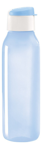 Botella Para Agua Con Sello Hermético Tupperware Azul 750 Ml Color Azul Claro