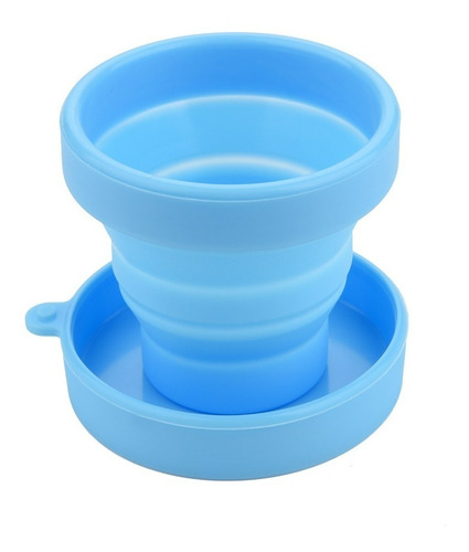 Pack 3 Vasos Plegable Silicona Portatil Camping Picnic Vaso