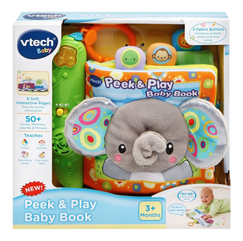 Libro De Juego Para Bebés Vtech Peek And Play