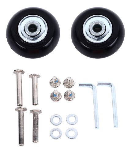 Ruedas De Equipaje Suitcase Caster, 2 Piezas, Flexibles, Gir