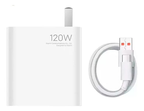 Cargador Xiaomi 120 W Ultra Fast Charge Cable Usb-c Original