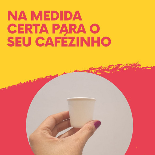 Imagem 4 de 7 de Copinho De Café Papel 70ml Branco - Pacote Com 50und