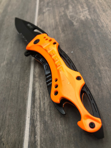 Navaja Tactica Emt Rescate Paramedico Auxilio Mt-a705nor Color Naranja